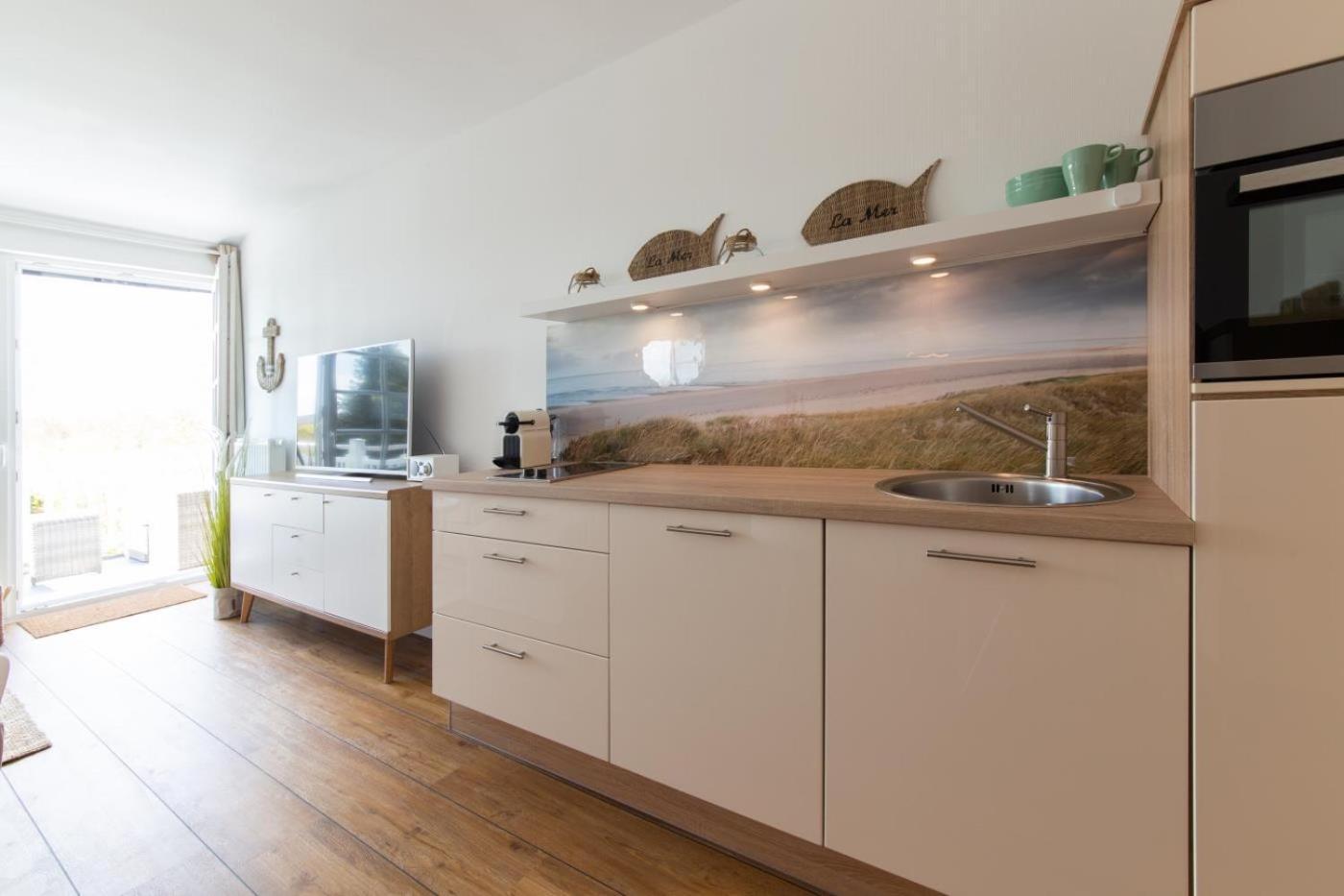 Ferienwohnung Kleine Strandkoje 哈夫克鲁格 外观 照片