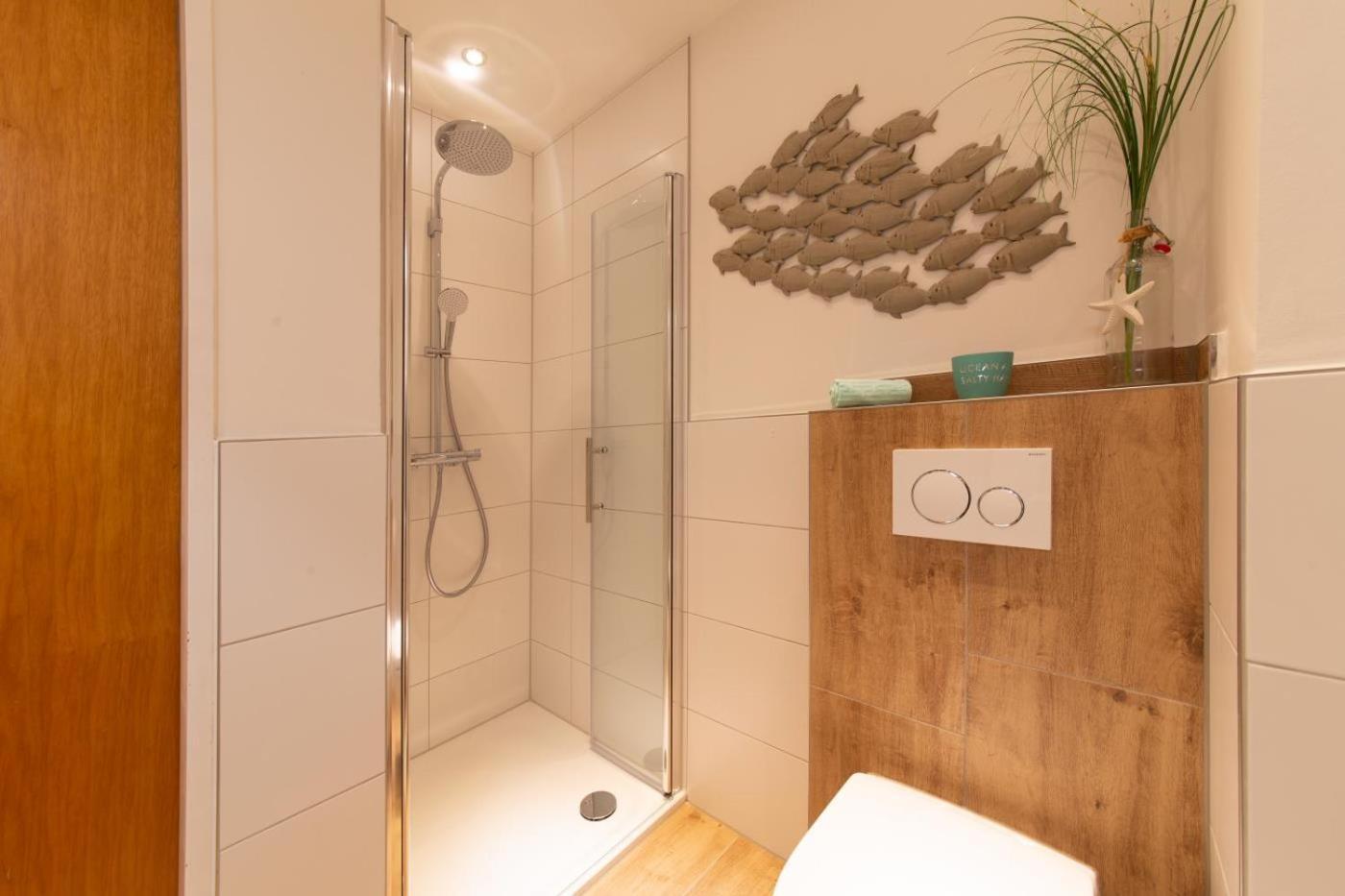 Ferienwohnung Kleine Strandkoje 哈夫克鲁格 外观 照片